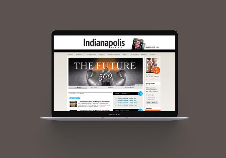 Indy Monthly Website