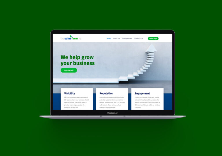 Sales Farm Website
